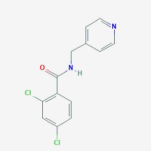 molecular formula C13H10Cl2N2O B398774 2,4-dichloro-N-(pyridin-4-ylmethyl)benzamide 