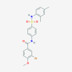 3-bromo-N-(4-{[(2,4-dimethylphenyl)amino]sulfonyl}phenyl)-4-methoxybenzamide