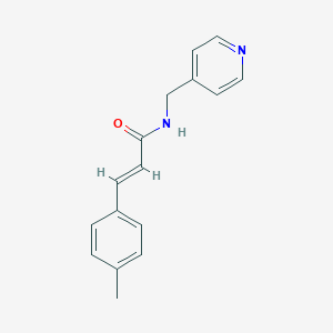 molecular formula C16H16N2O B398778 3-(4-methylphenyl)-N-(4-pyridinylmethyl)acrylamide 