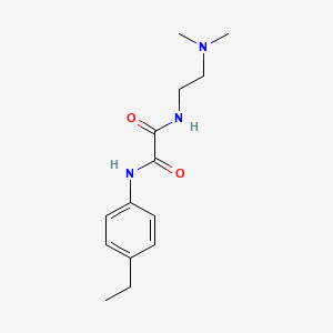 molecular formula C14H21N3O2 B3987840 N-[2-(dimethylamino)ethyl]-N'-(4-ethylphenyl)ethanediamide 