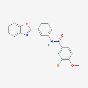 N-[3-(1,3-benzoxazol-2-yl)phenyl]-3-bromo-4-methoxybenzamide