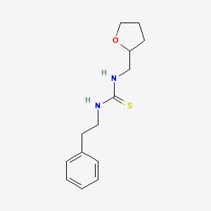 N-(2-phenylethyl)-N'-(tetrahydro-2-furanylmethyl)thiourea