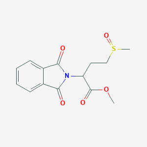 molecular formula C14H15NO5S B398804 methyl 2-(1,3-dioxo-1,3-dihydro-2H-isoindol-2-yl)-4-(methylsulfinyl)butanoate 