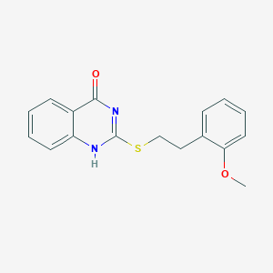 molecular formula C17H16N2O2S B398805 2-[2-(2-methoxyphenyl)ethylsulfanyl]-1H-quinazolin-4-one 