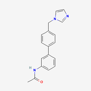 N-[4'-(1H-imidazol-1-ylmethyl)biphenyl-3-yl]acetamide