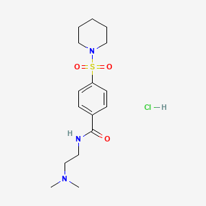 N-[2-(dimethylamino)ethyl]-4-(1-piperidinylsulfonyl)benzamide hydrochloride