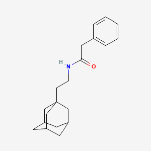 molecular formula C20H27NO B3988085 N-[2-(1-adamantyl)ethyl]-2-phenylacetamide 