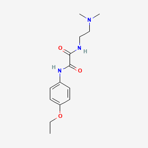 molecular formula C14H21N3O3 B3988090 N-[2-(dimethylamino)ethyl]-N'-(4-ethoxyphenyl)ethanediamide 