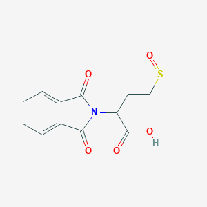 molecular formula C13H13NO5S B398810 2-(1,3-dioxo-1,3-dihydro-2H-isoindol-2-yl)-4-(methylsulfinyl)butanoic acid 