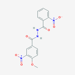 2-nitro-N'-{3-nitro-4-methoxybenzoyl}benzohydrazide