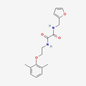 N-[2-(2,6-dimethylphenoxy)ethyl]-N'-(2-furylmethyl)ethanediamide