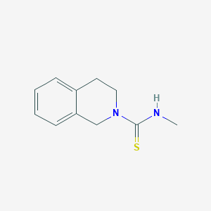 molecular formula C11H14N2S B3988341 N-methyl-3,4-dihydro-2(1H)-isoquinolinecarbothioamide 