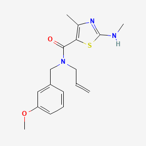 N-allyl-N-(3-methoxybenzyl)-4-methyl-2-(methylamino)-1,3-thiazole-5-carboxamide