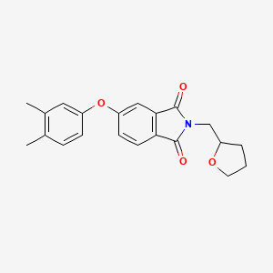 5-(3,4-dimethylphenoxy)-2-(tetrahydro-2-furanylmethyl)-1H-isoindole-1,3(2H)-dione