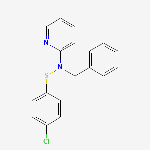 2-{benzyl[(4-chlorophenyl)thio]amino}pyridine