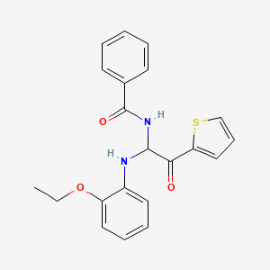 N-[1-[(2-ethoxyphenyl)amino]-2-oxo-2-(2-thienyl)ethyl]benzamide