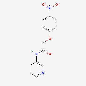 2-(4-nitrophenoxy)-N-3-pyridinylacetamide