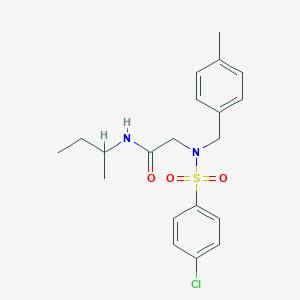 N~1~-(sec-butyl)-N~2~-[(4-chlorophenyl)sulfonyl]-N~2~-(4-methylbenzyl)glycinamide