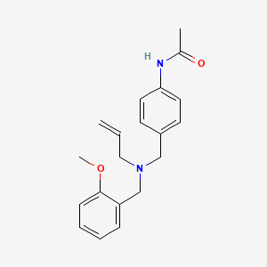 N-(4-{[allyl(2-methoxybenzyl)amino]methyl}phenyl)acetamide