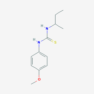 molecular formula C12H18N2OS B3988641 N-(sec-butyl)-N'-(4-methoxyphenyl)thiourea 