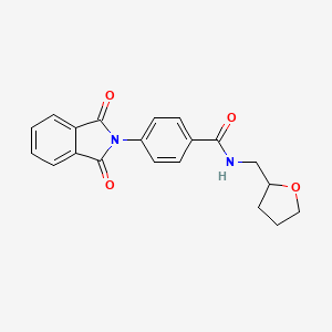 4-(1,3-dioxo-1,3-dihydro-2H-isoindol-2-yl)-N-(tetrahydro-2-furanylmethyl)benzamide