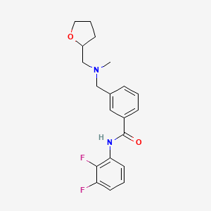 N-(2,3-difluorophenyl)-3-{[methyl(tetrahydrofuran-2-ylmethyl)amino]methyl}benzamide