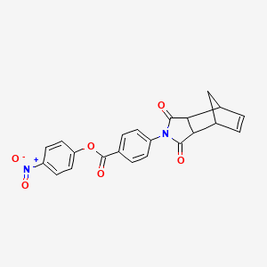 4-nitrophenyl 4-(3,5-dioxo-4-azatricyclo[5.2.1.0~2,6~]dec-8-en-4-yl)benzoate