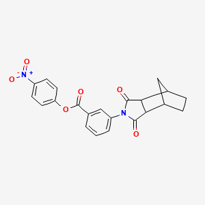 4-nitrophenyl 3-(3,5-dioxo-4-azatricyclo[5.2.1.0~2,6~]dec-4-yl)benzoate