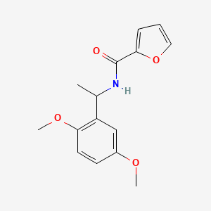 N-[1-(2,5-dimethoxyphenyl)ethyl]-2-furamide