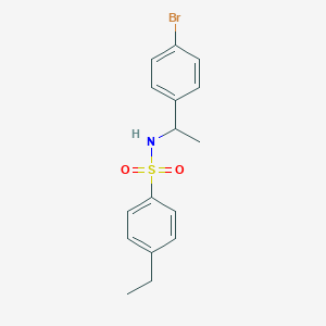 N-[1-(4-bromophenyl)ethyl]-4-ethylbenzenesulfonamide