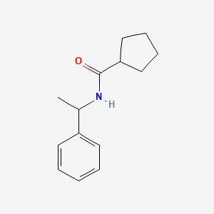 N-(1-phenylethyl)cyclopentanecarboxamide