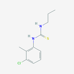 N-(3-chloro-2-methylphenyl)-N'-propylthiourea