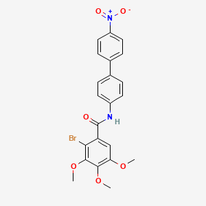 2-bromo-3,4,5-trimethoxy-N-(4'-nitro-4-biphenylyl)benzamide