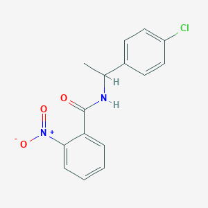 N-[1-(4-chlorophenyl)ethyl]-2-nitrobenzamide