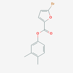 molecular formula C13H11BrO3 B398895 3,4-Dimethylphenyl 5-bromo-2-furoate 