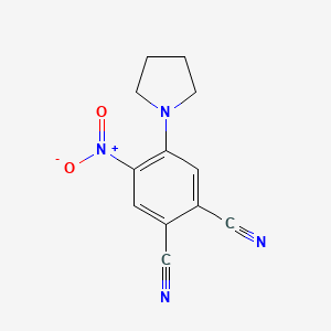 4-nitro-5-(1-pyrrolidinyl)phthalonitrile