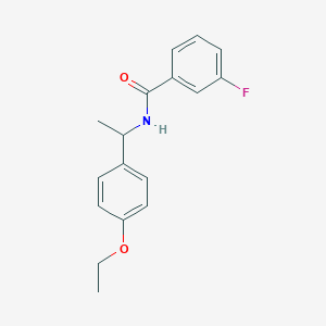 N-[1-(4-ethoxyphenyl)ethyl]-3-fluorobenzamide