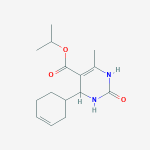 isopropyl 4-(3-cyclohexen-1-yl)-6-methyl-2-oxo-1,2,3,4-tetrahydro-5-pyrimidinecarboxylate