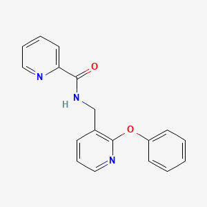 N-[(2-phenoxy-3-pyridinyl)methyl]-2-pyridinecarboxamide