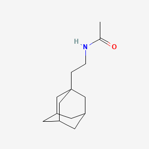 molecular formula C14H23NO B3989079 N-[2-(1-adamantyl)ethyl]acetamide 