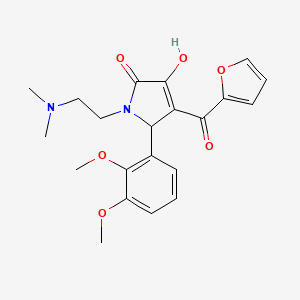 5-(2,3-dimethoxyphenyl)-1-[2-(dimethylamino)ethyl]-4-(2-furoyl)-3-hydroxy-1,5-dihydro-2H-pyrrol-2-one