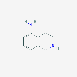 molecular formula C9H12N2 B039891 1,2,3,4-Tetrahydroisoquinolin-5-amine CAS No. 115955-90-3