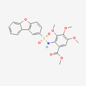 methyl 2-[(dibenzo[b,d]furan-2-ylsulfonyl)amino]-3,4,5-trimethoxybenzoate