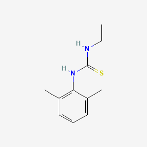 molecular formula C11H16N2S B3989249 1-(2,6-Dimethylphenyl)-3-ethylthiourea 