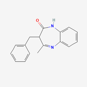 3-benzyl-4-methyl-1,3-dihydro-2H-1,5-benzodiazepin-2-one