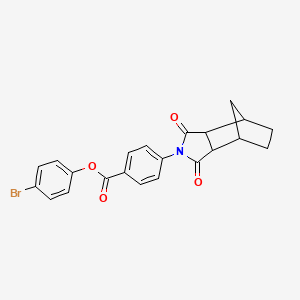 4-bromophenyl 4-(1,3-dioxooctahydro-2H-4,7-methanoisoindol-2-yl)benzoate