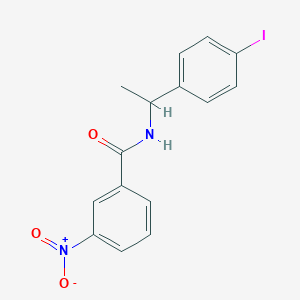 N-[1-(4-iodophenyl)ethyl]-3-nitrobenzamide