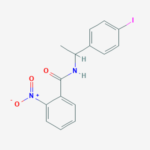 N-[1-(4-iodophenyl)ethyl]-2-nitrobenzamide