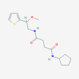 N-cyclopentyl-N'-[2-methoxy-2-(2-thienyl)ethyl]succinamide