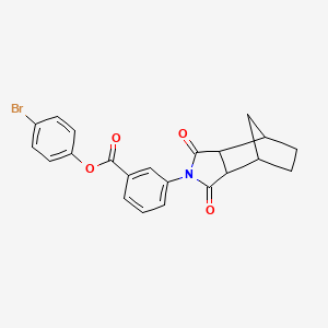 4-bromophenyl 3-(1,3-dioxooctahydro-2H-4,7-methanoisoindol-2-yl)benzoate